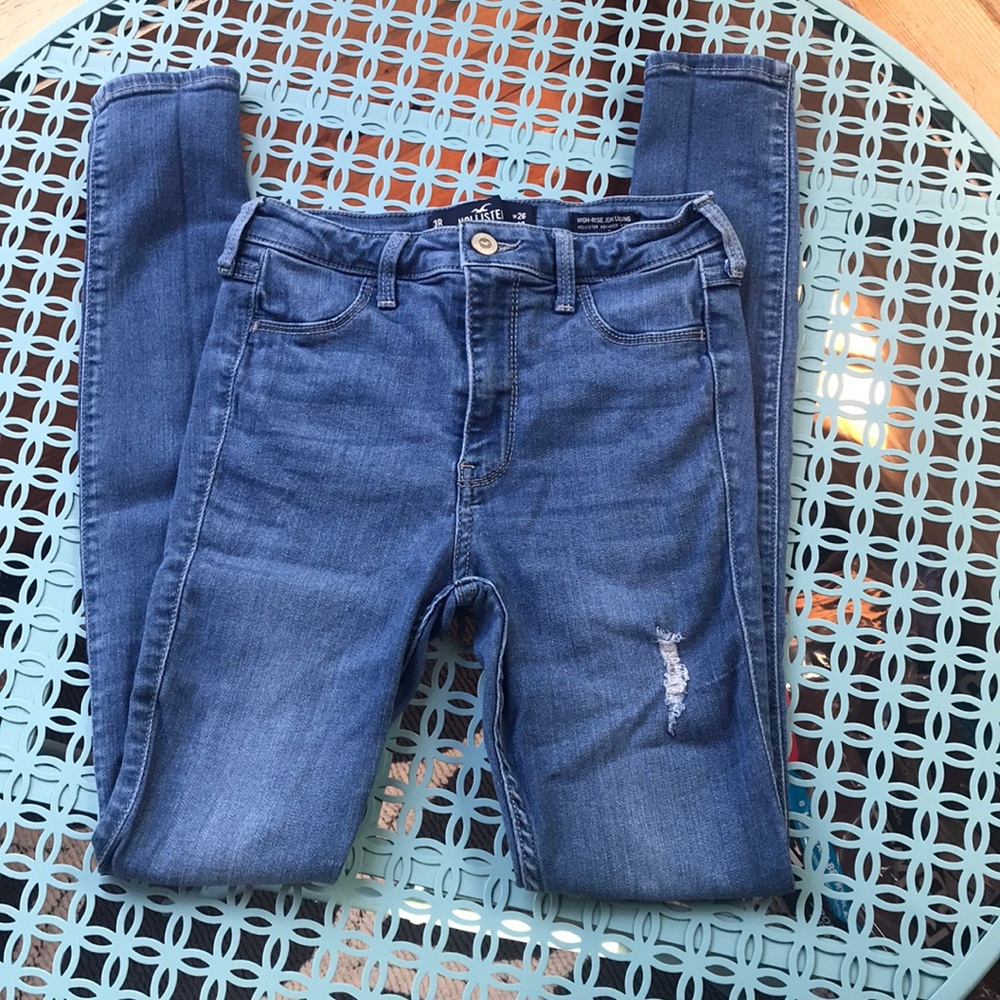High rise jeggings